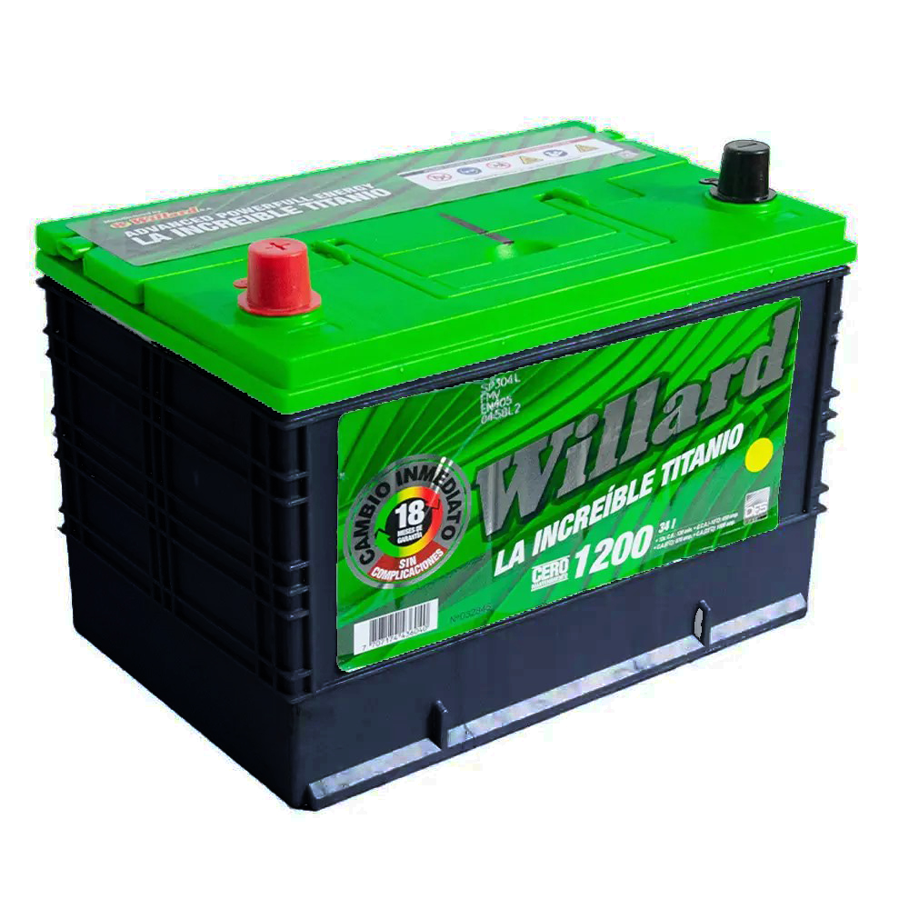 Batería WILLARD TITANIO 34I-1200