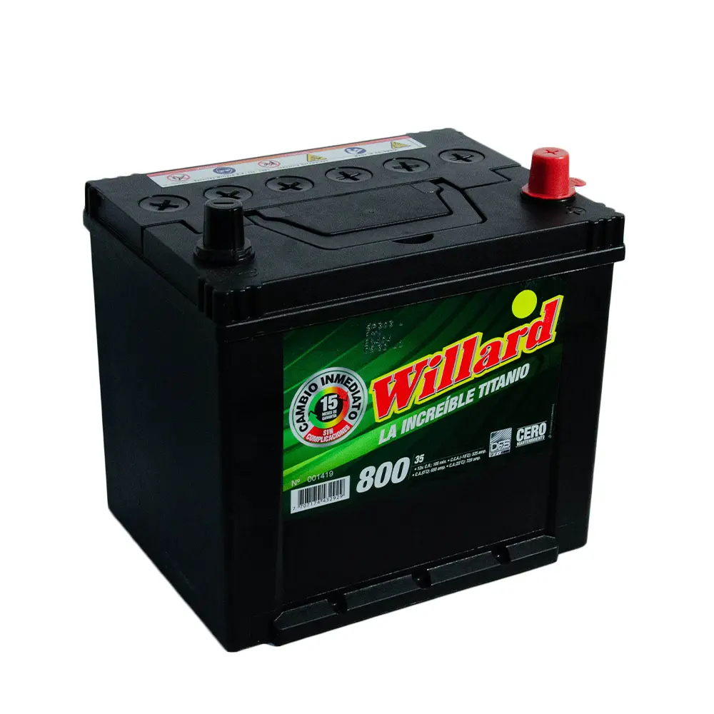 Batería WILLARD Incrible 55D-800