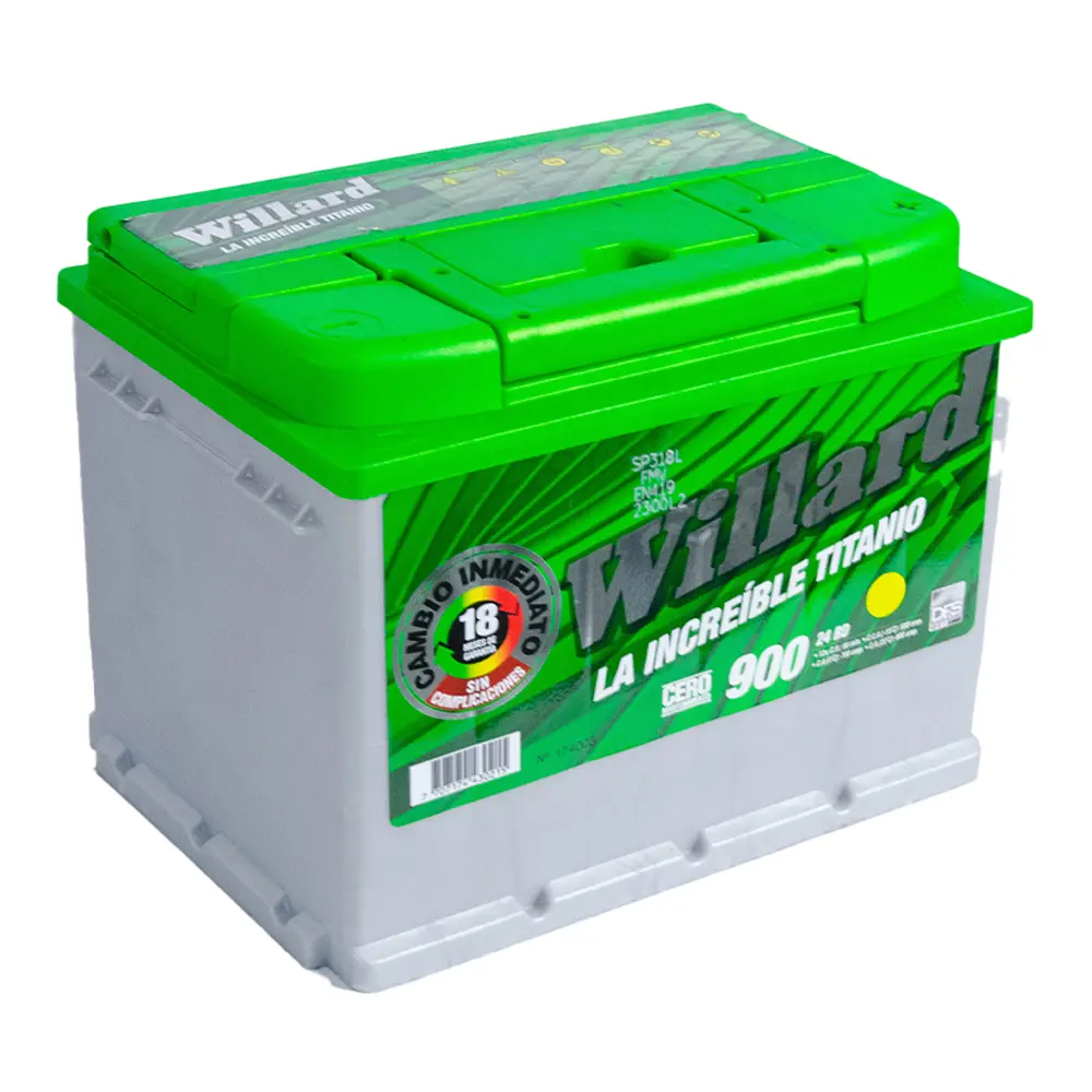 Batería WILLARD TITANIO 24BD-1000