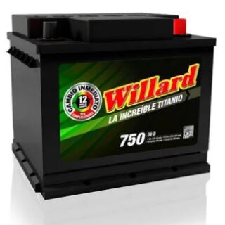 Batería WILLARD INCREIBLE 36D 750