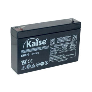 Batería Estacionaria Kaise KB670 6V-7Ah