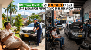 Batería a domicilio vs. ir al taller en Cali: ¿Por qué ya nadie pierde tiempo en el mecánico?
